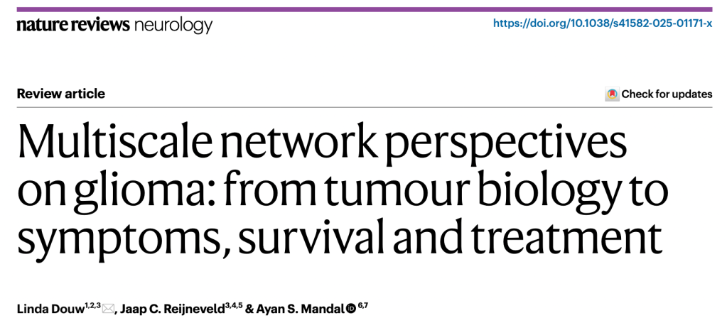 New publication in Nature Reviews&nbsp;Neurology